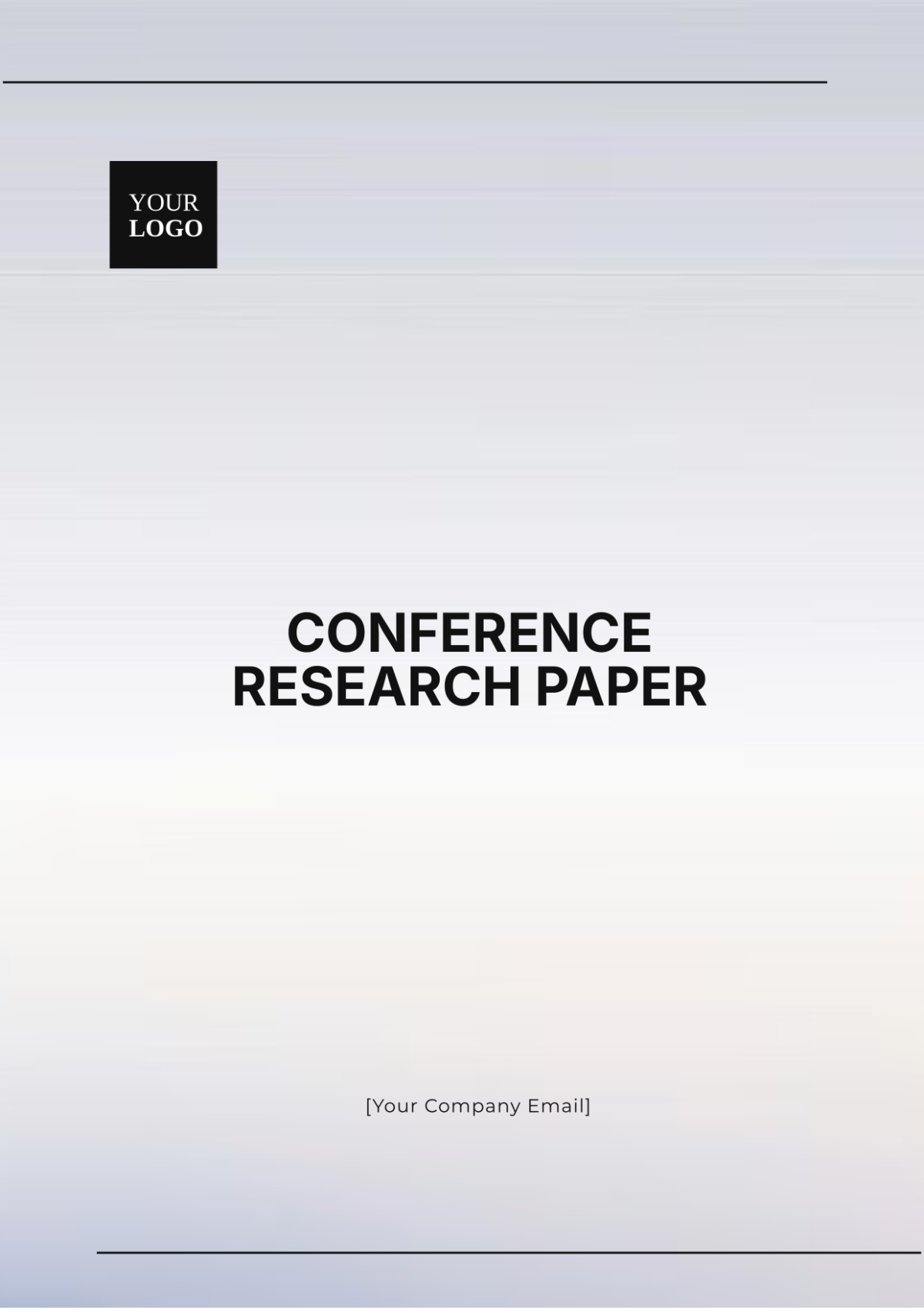 Conference Research Paper Template