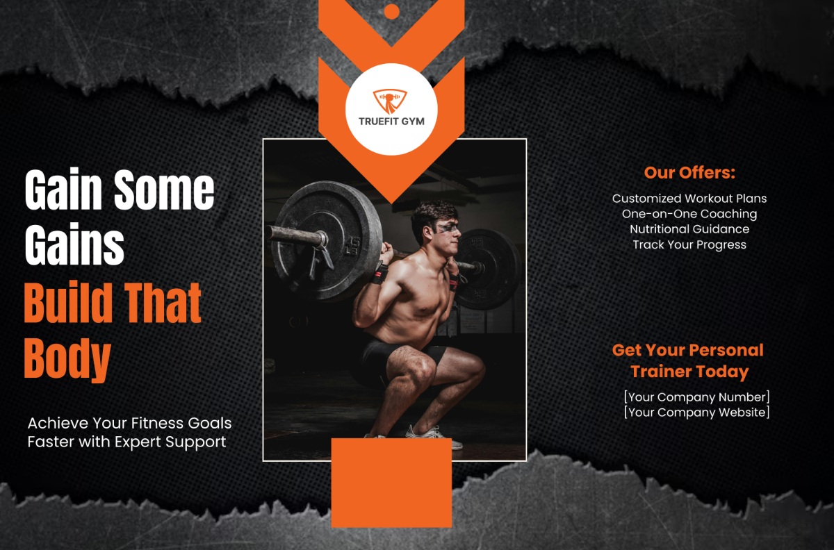 Gym Personal Training Banner Template - Edit Online & Download