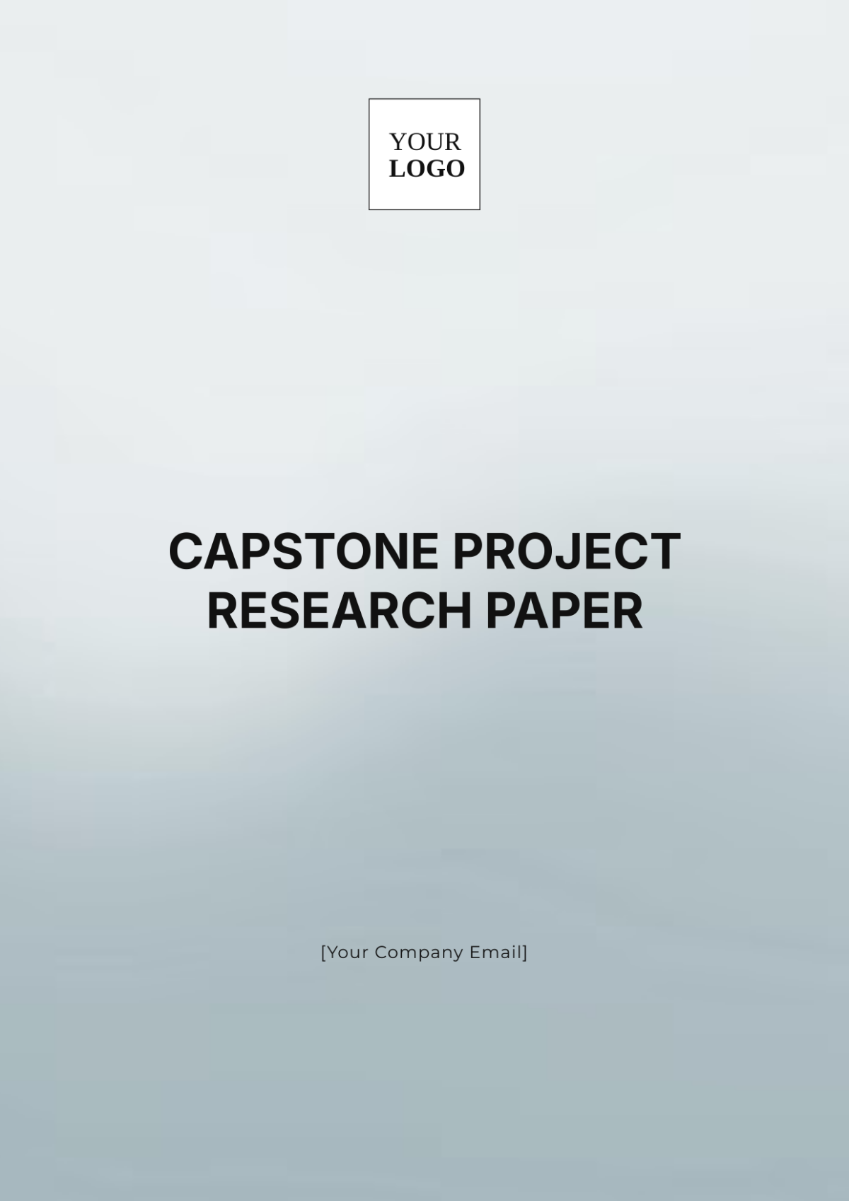 Capstone Project Research Paper Template