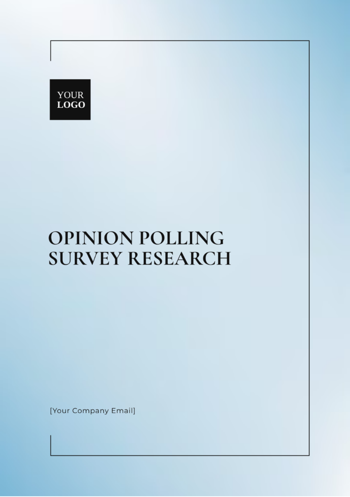 Opinion Polling Survey Research Template - Edit Online & Download