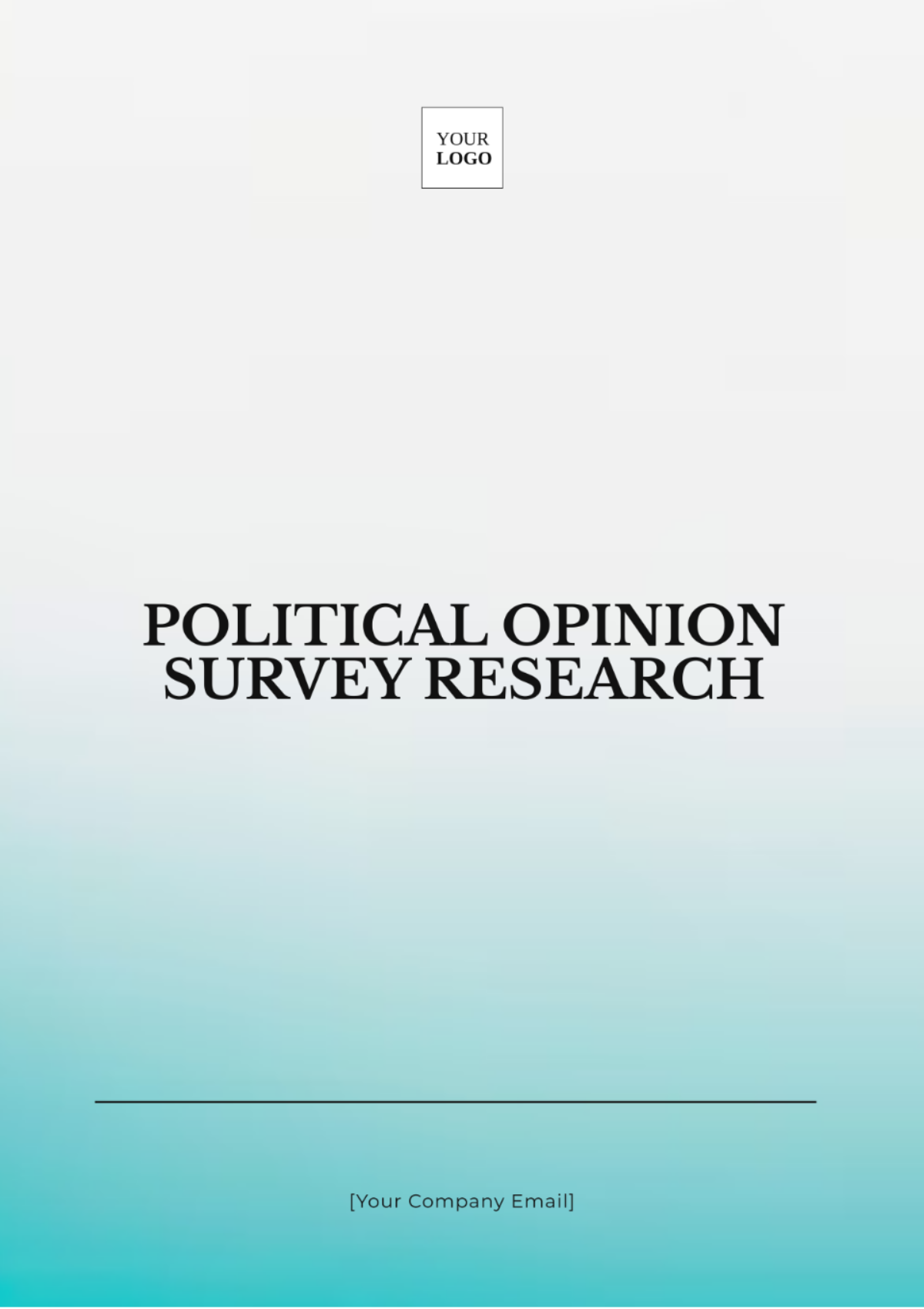 Political Opinion Survey  Research Template - Edit Online & Download