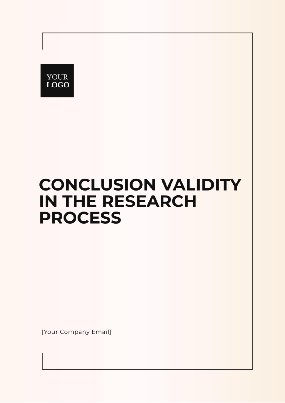 Conclusion Validity in Research Process Template - Edit Online & Download