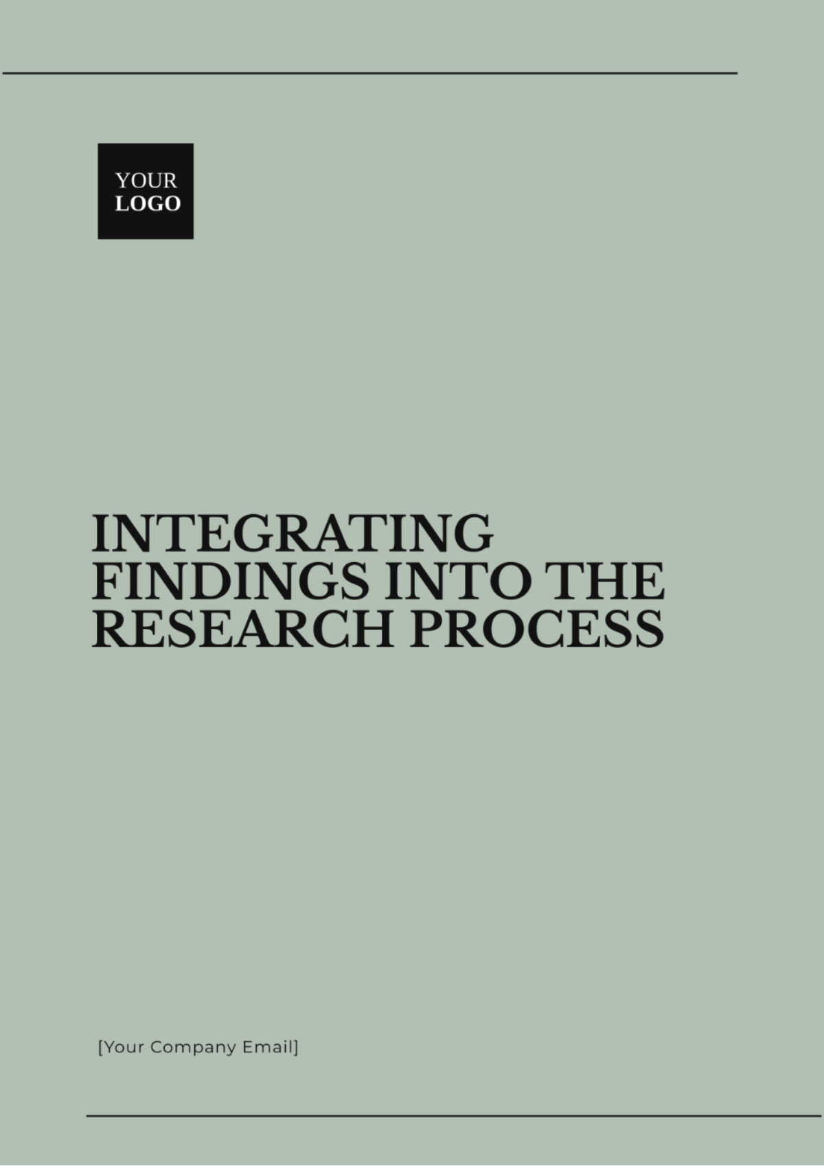 Integrating Findings into Research Process Template - Edit Online & Download