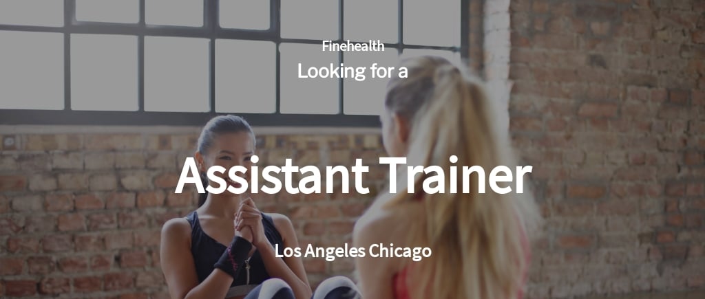 Free Assistant Trainer Job Ad/Description Template.jpe