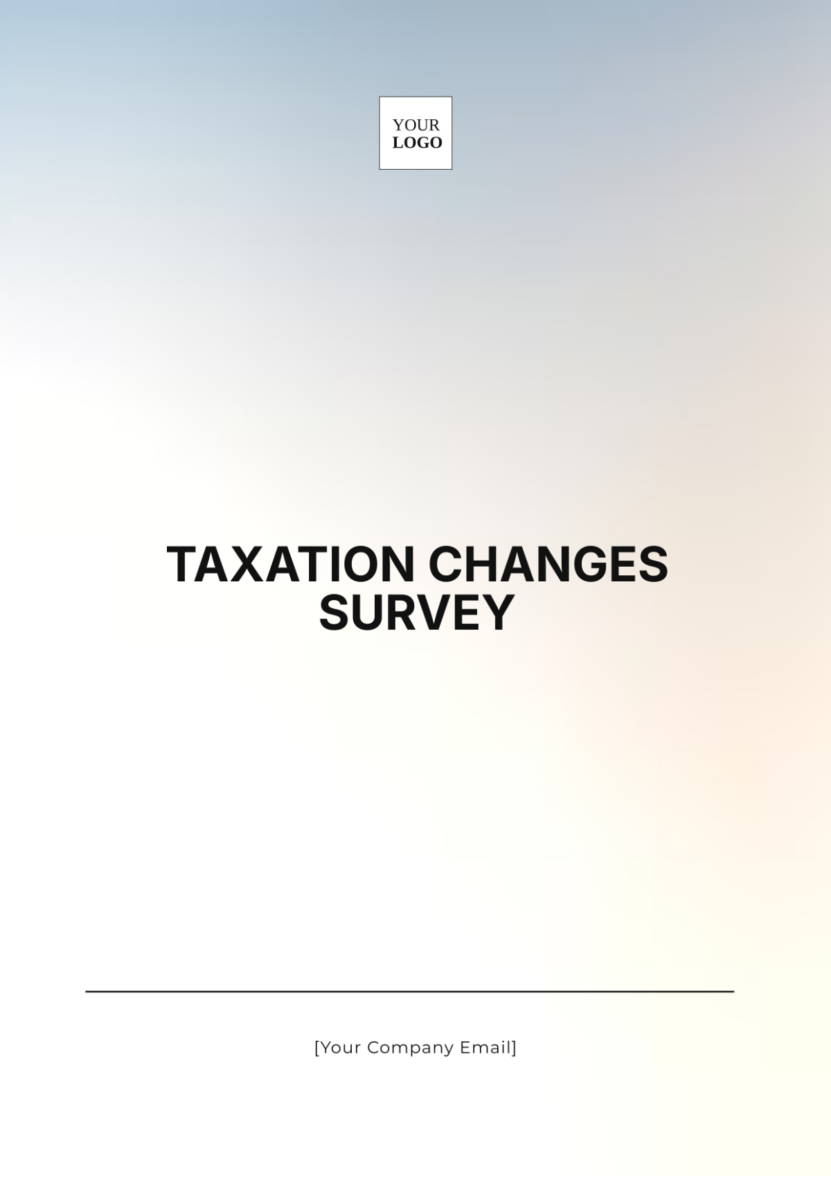 Taxation Changes Survey Template - Edit Online & Download