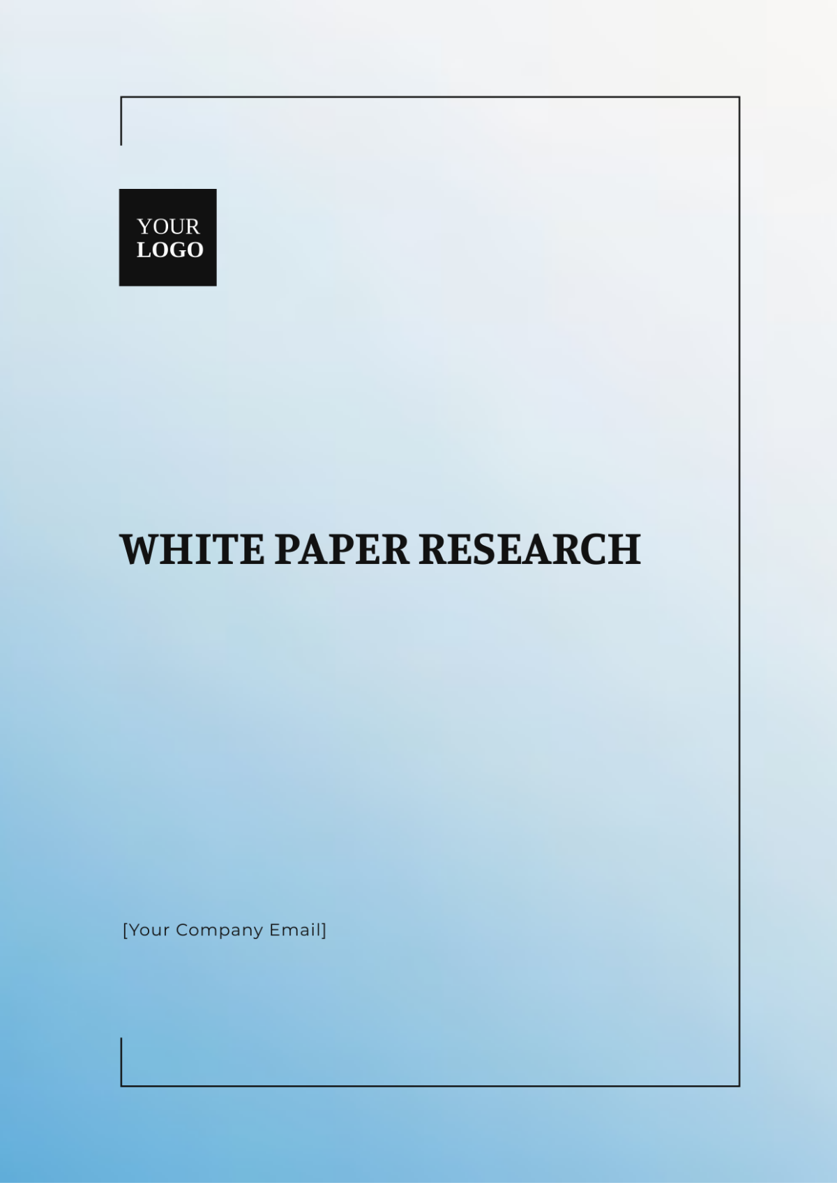 White Paper Research Template