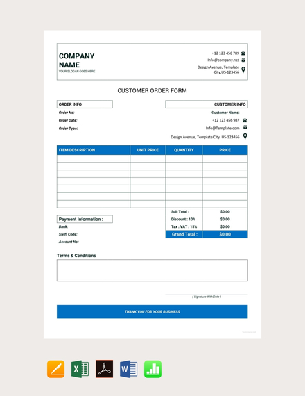 74+ FREE Form Templates - PDF | Word | Excel | Google Docs | Apple (MAC ...