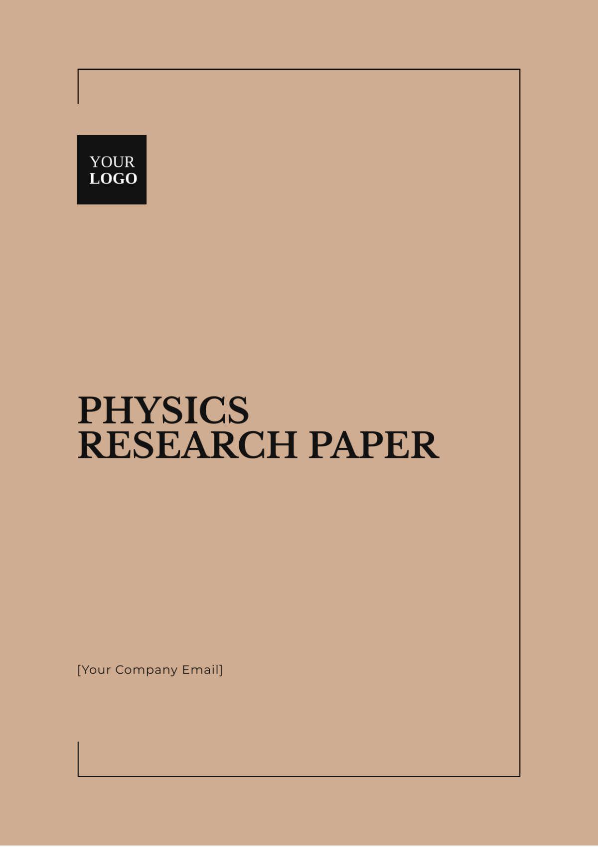 Physics Research Paper Template