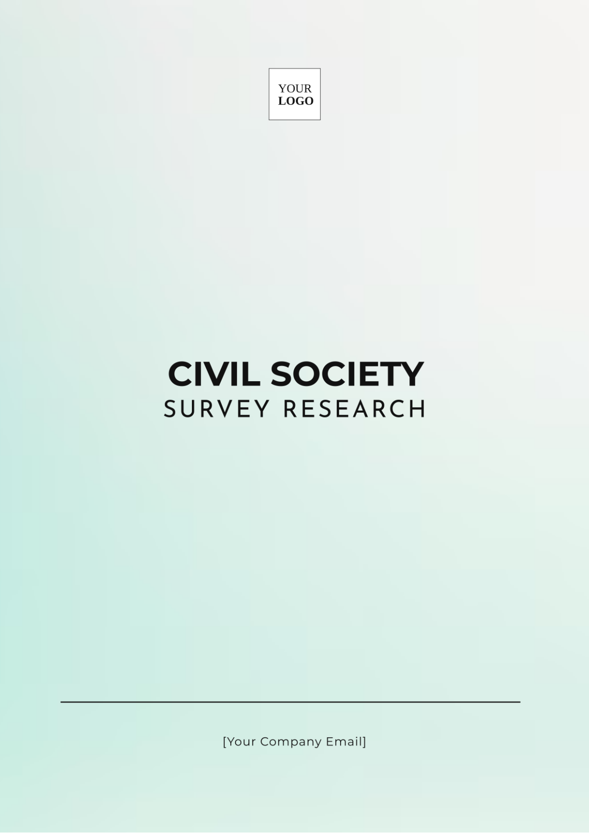 Civil Society Survey Research Template - Edit Online & Download