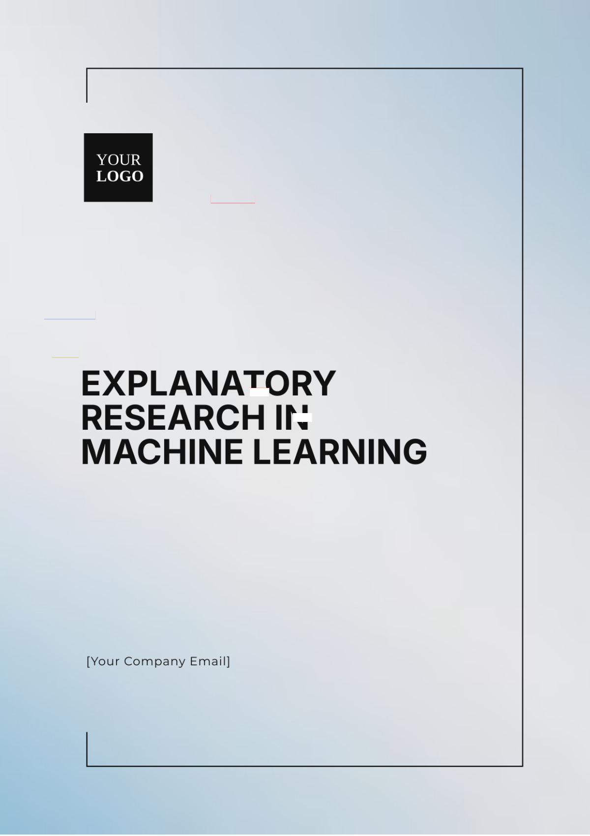 Explanatory Research in Machine Learning Template - Edit Online & Download