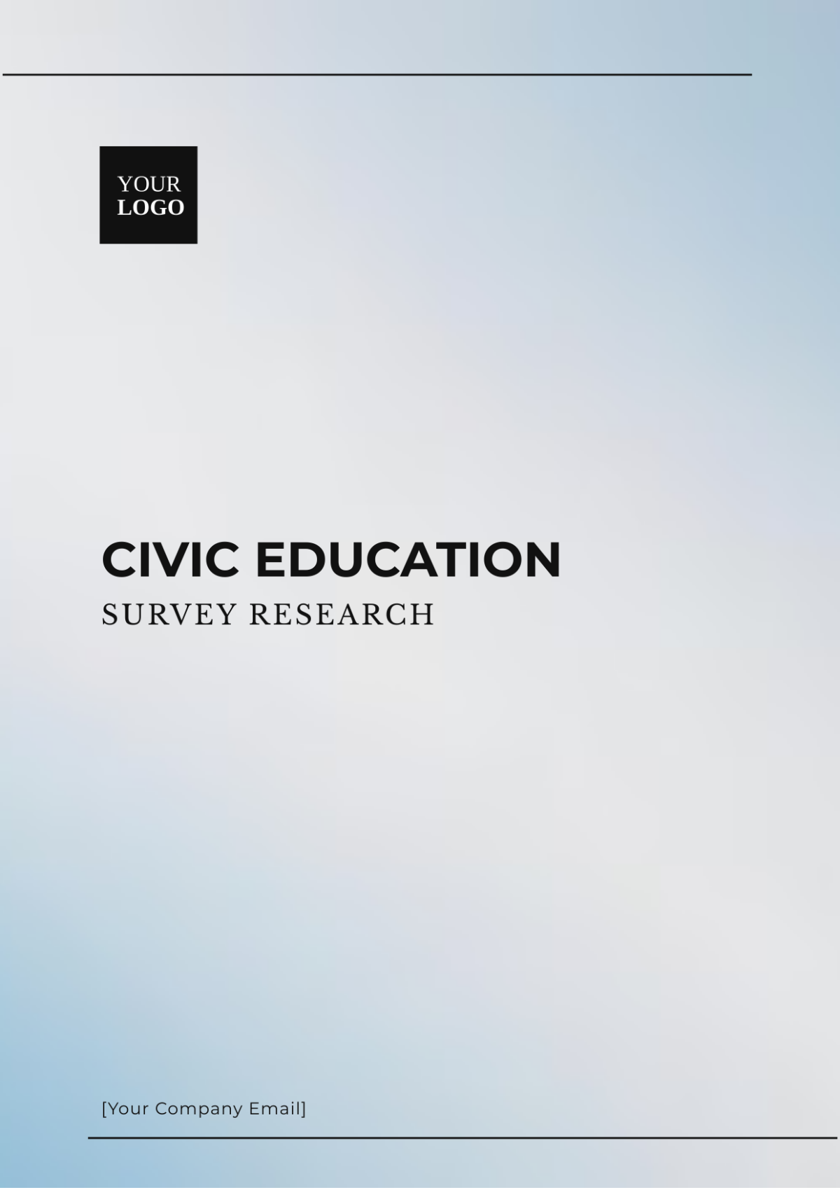 Civic Education Survey Research Template - Edit Online & Download