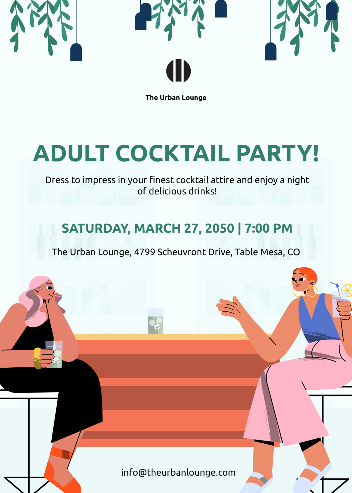 Professional Adult Party Invitation