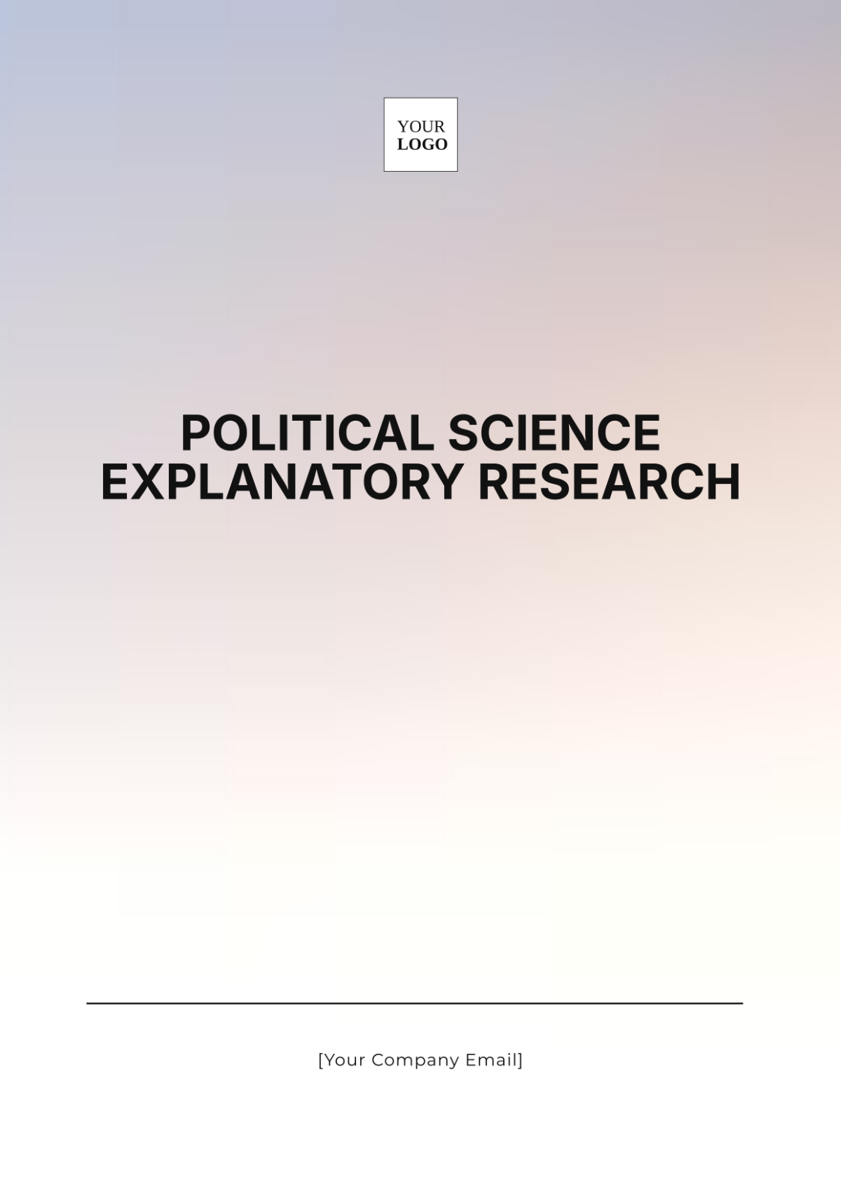 Political Science Explanatory Research Template - Edit Online & Download