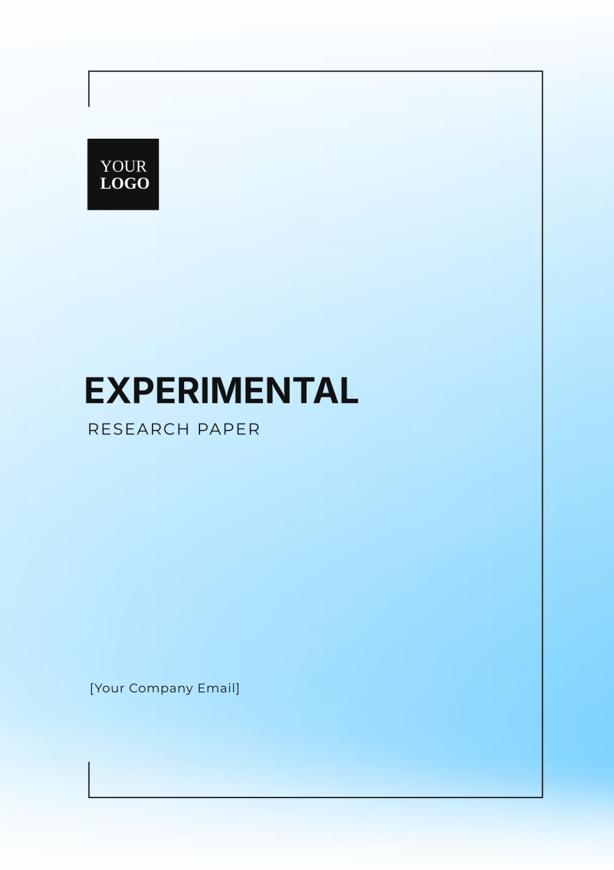 Free Experimental Research Paper Template