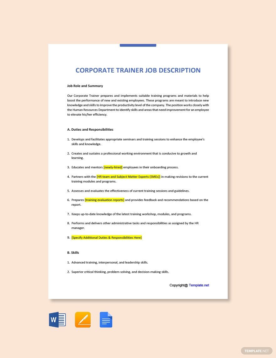 corporate-trainer-job-ad-description-template-download-in-word