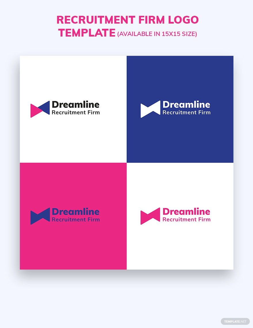 Recruitment Firm Logo Template