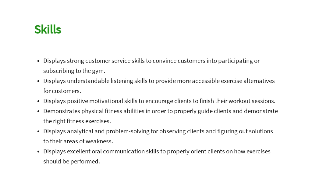 Free Fitness Personal Trainer Job Ad and Description Template 4.jpe