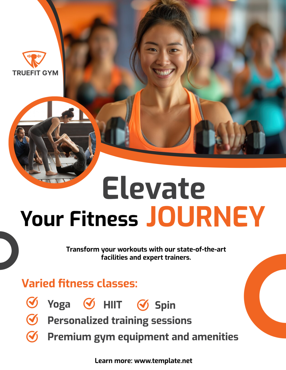 Gym Service Flyer Template - Edit Online & Download