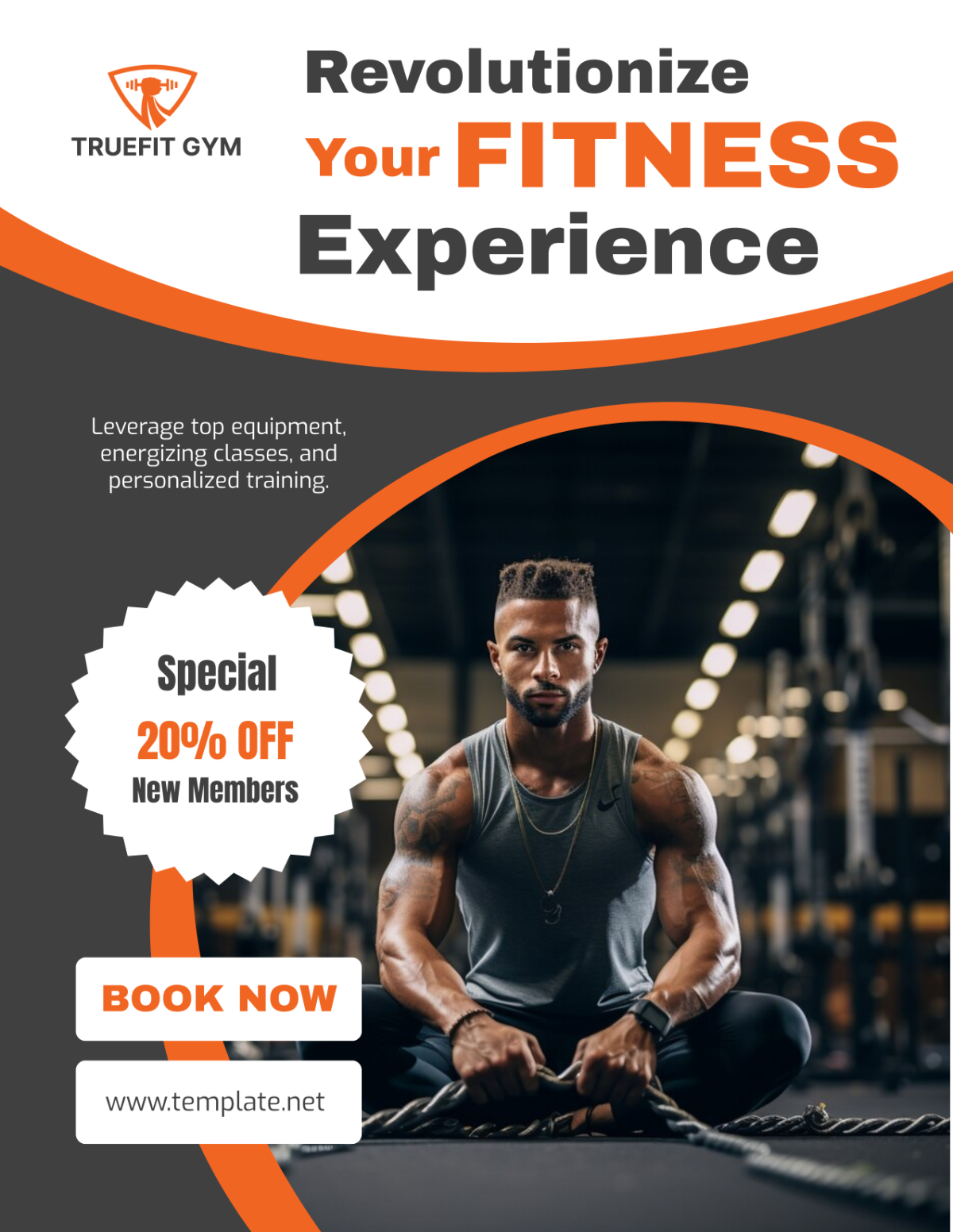 Gym Marketing Flyer Template - Edit Online & Download