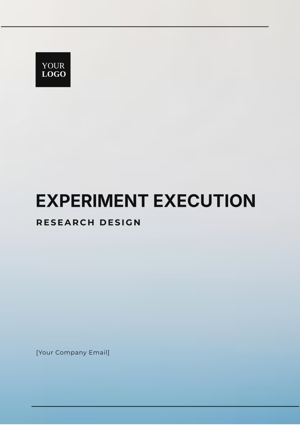 Experiment Execution Research Design Template - Edit Online & Download