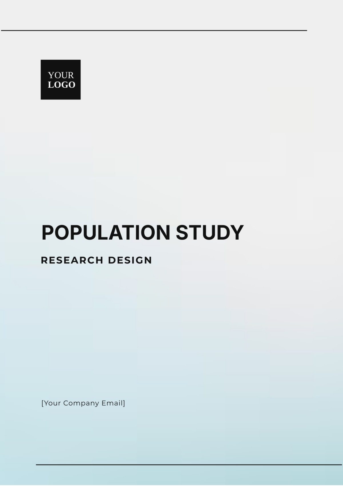 Population Study Research Design Template - Edit Online & Download