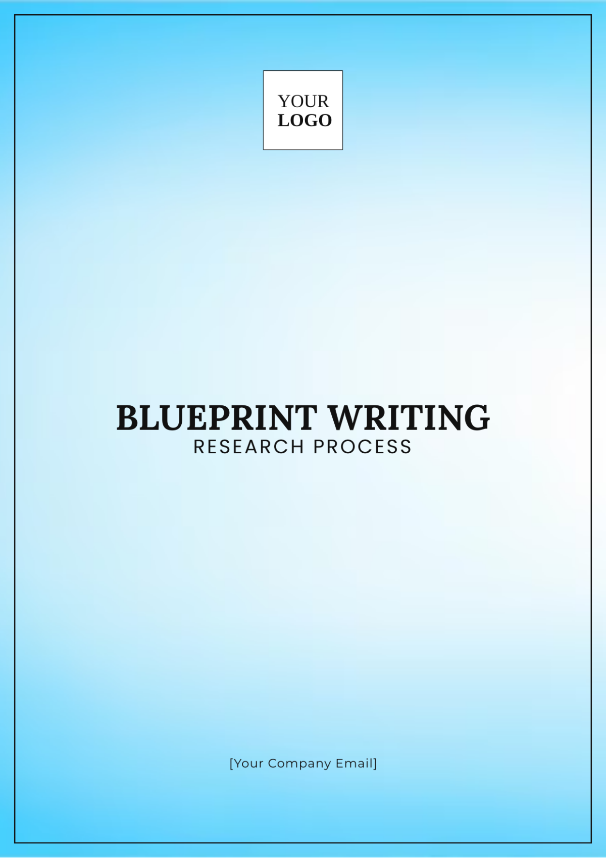 Blueprint Writing Research Process Template - Edit Online & Download