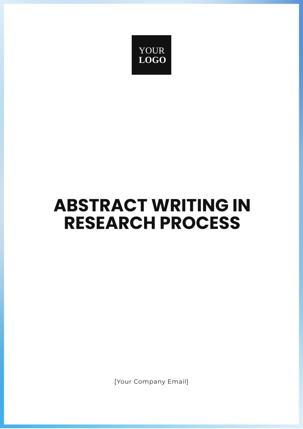 Abstract Writing in Research Process Template - Edit Online & Download