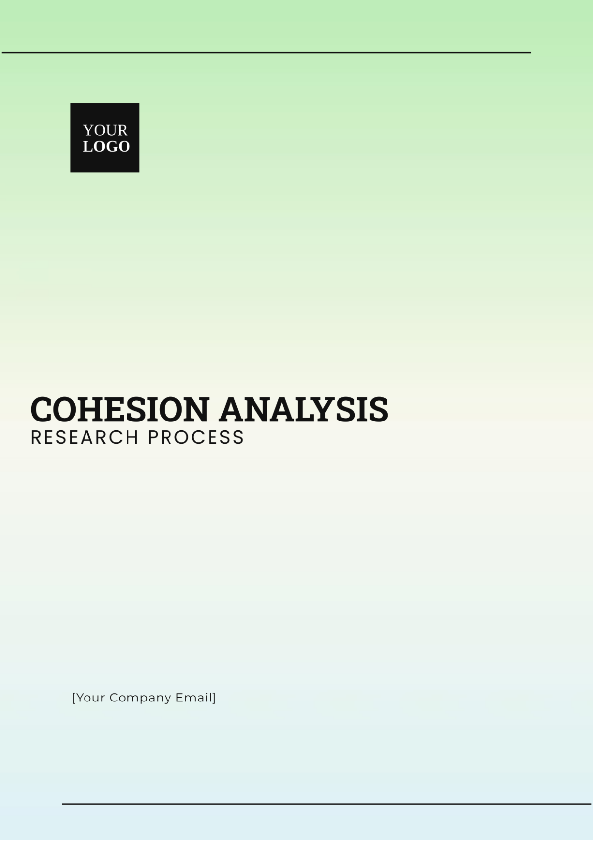 Cohesion Analysis Research Process Template - Edit Online & Download