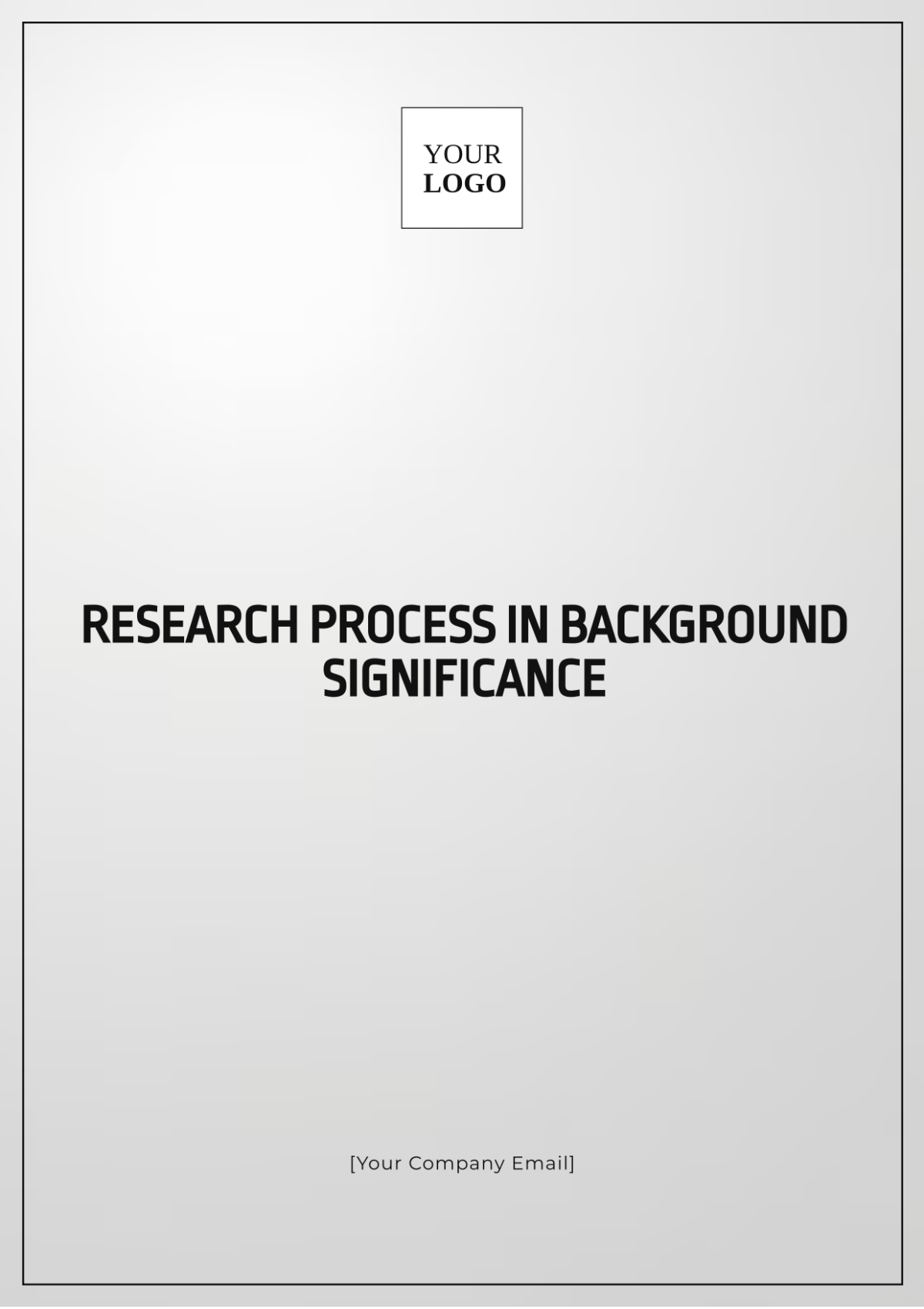 Research Process in Background Significance Template - Edit Online & Download