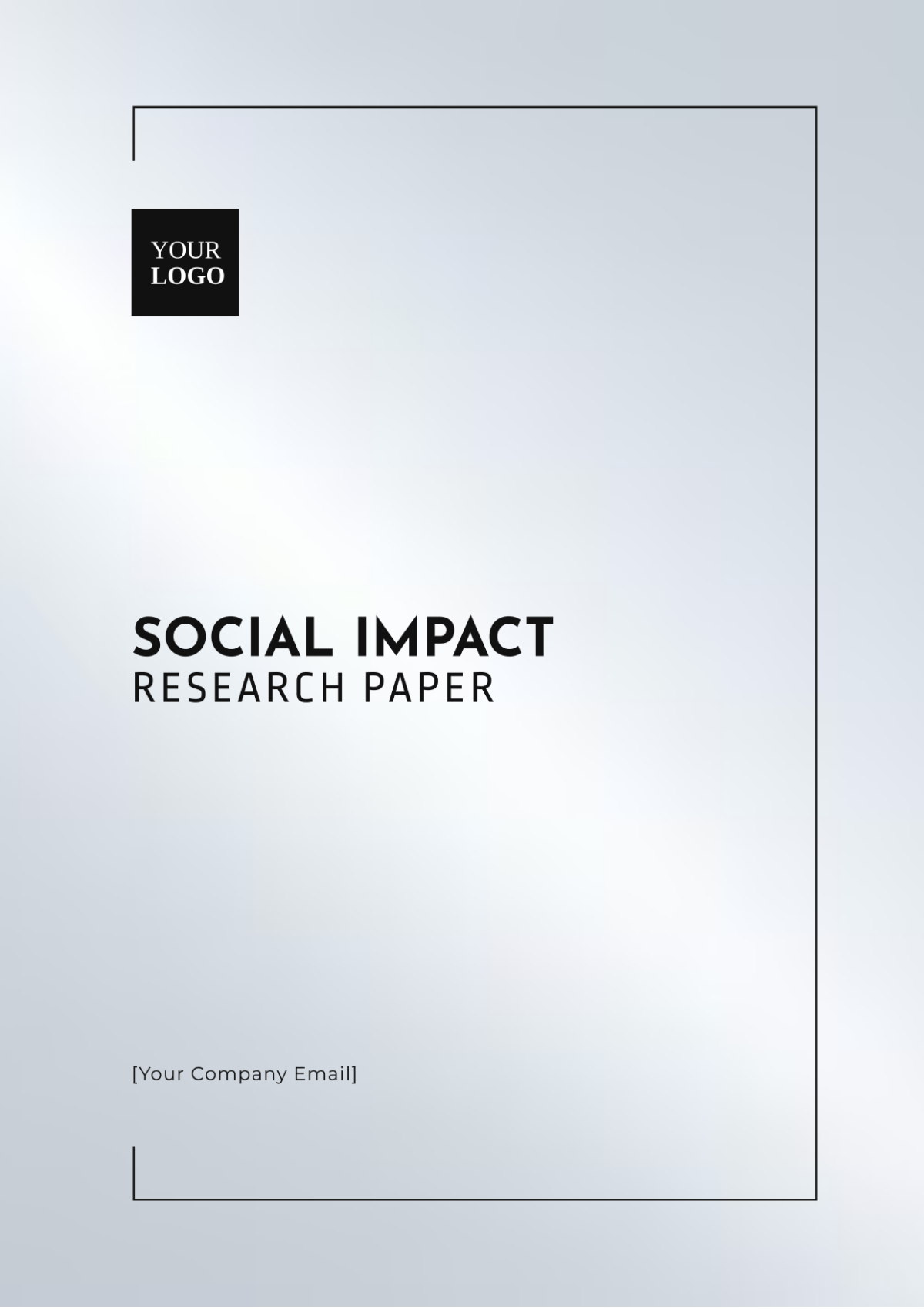 Free Social Impact Research Paper Template