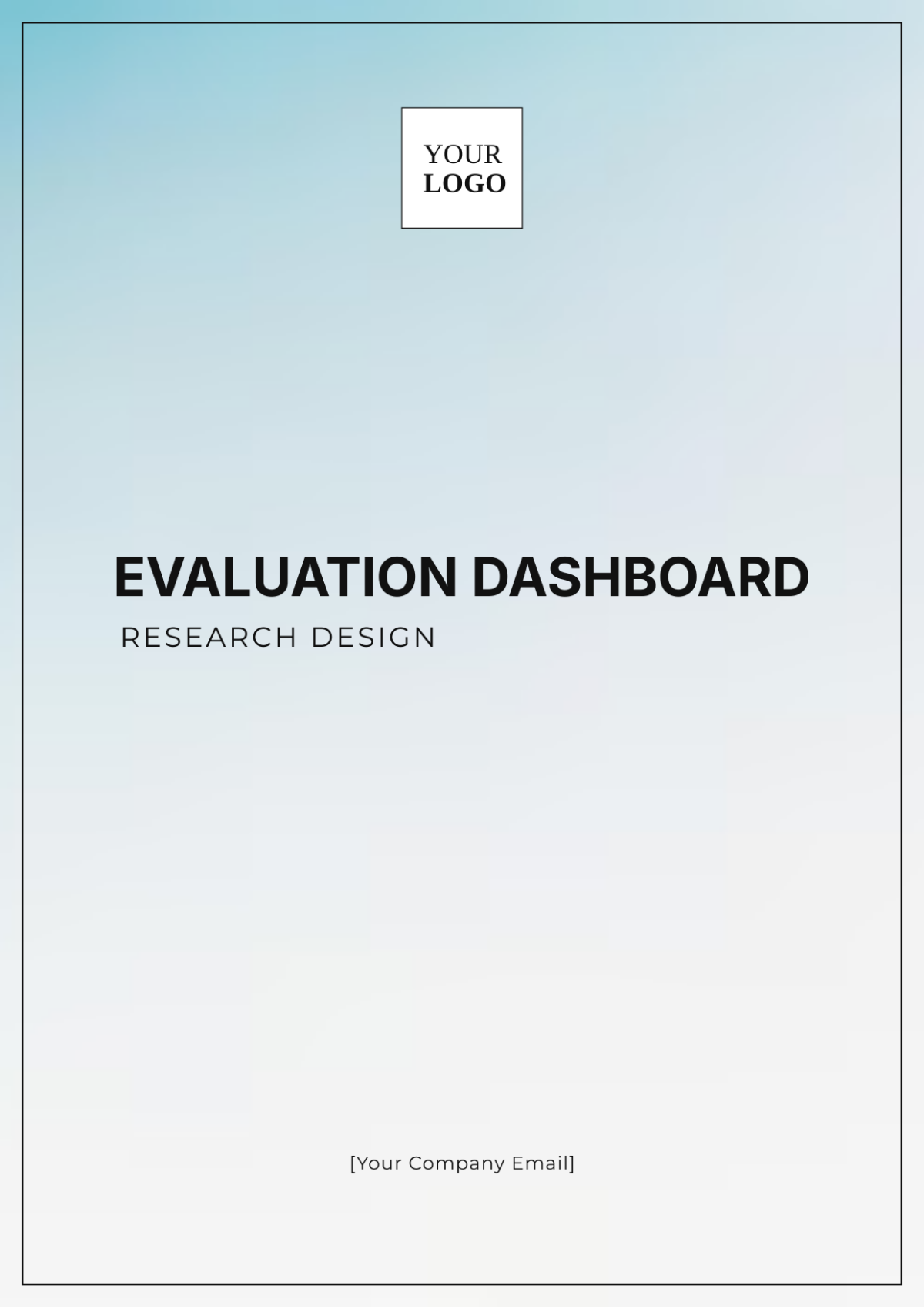 Evaluation Dashboard Research Design Template - Edit Online & Download