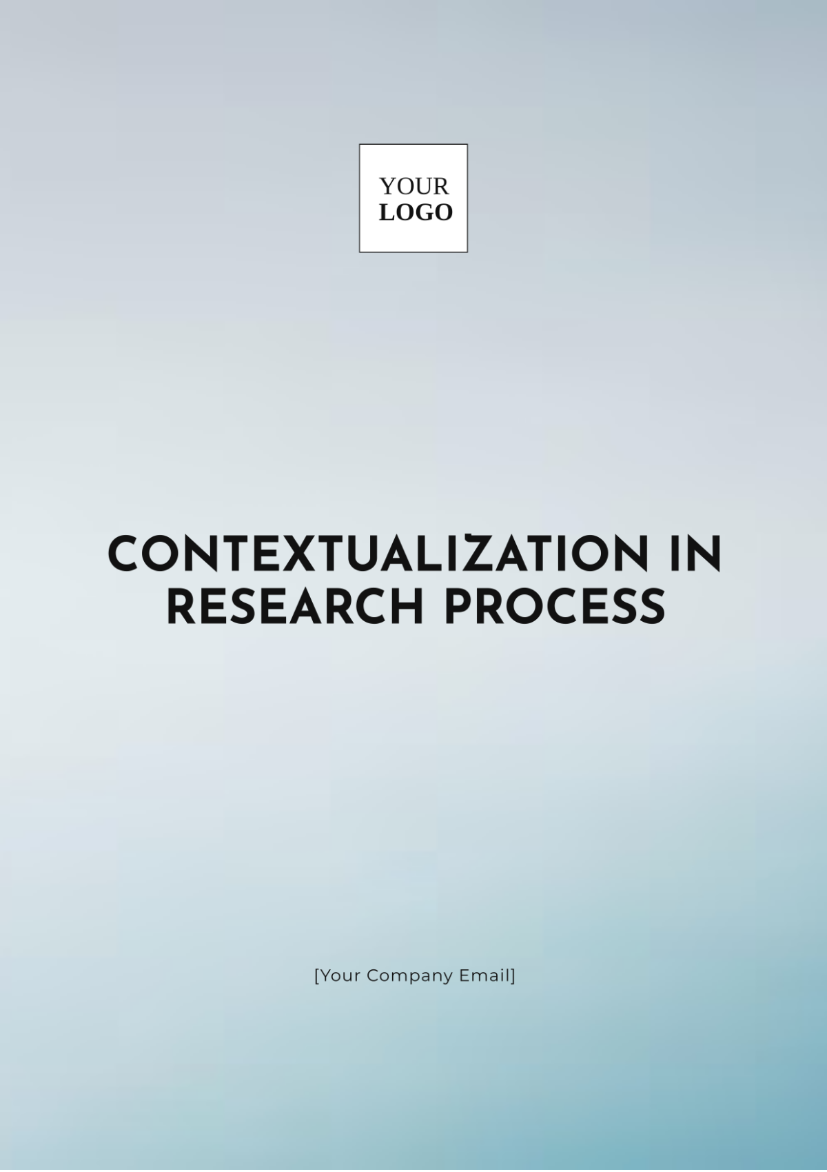 Contextualization in Research Process Template - Edit Online & Download