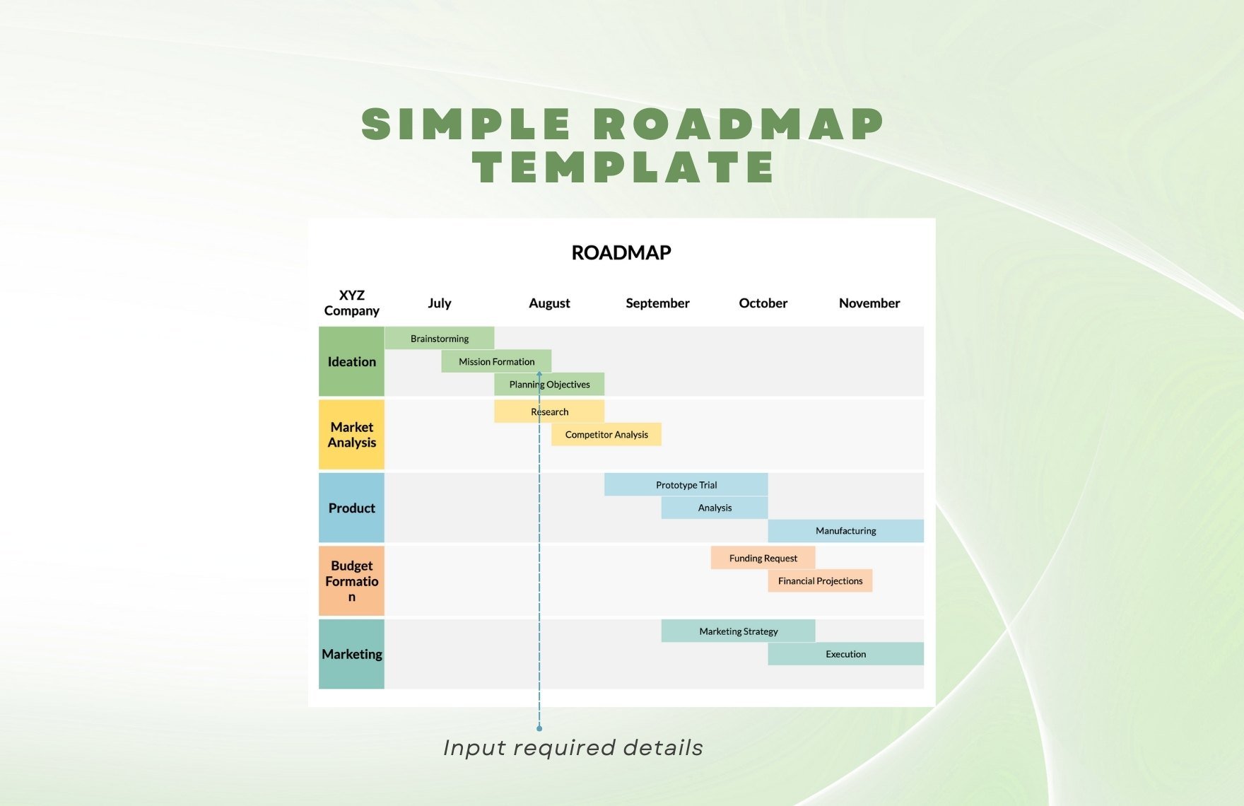 Simple Roadmap Template