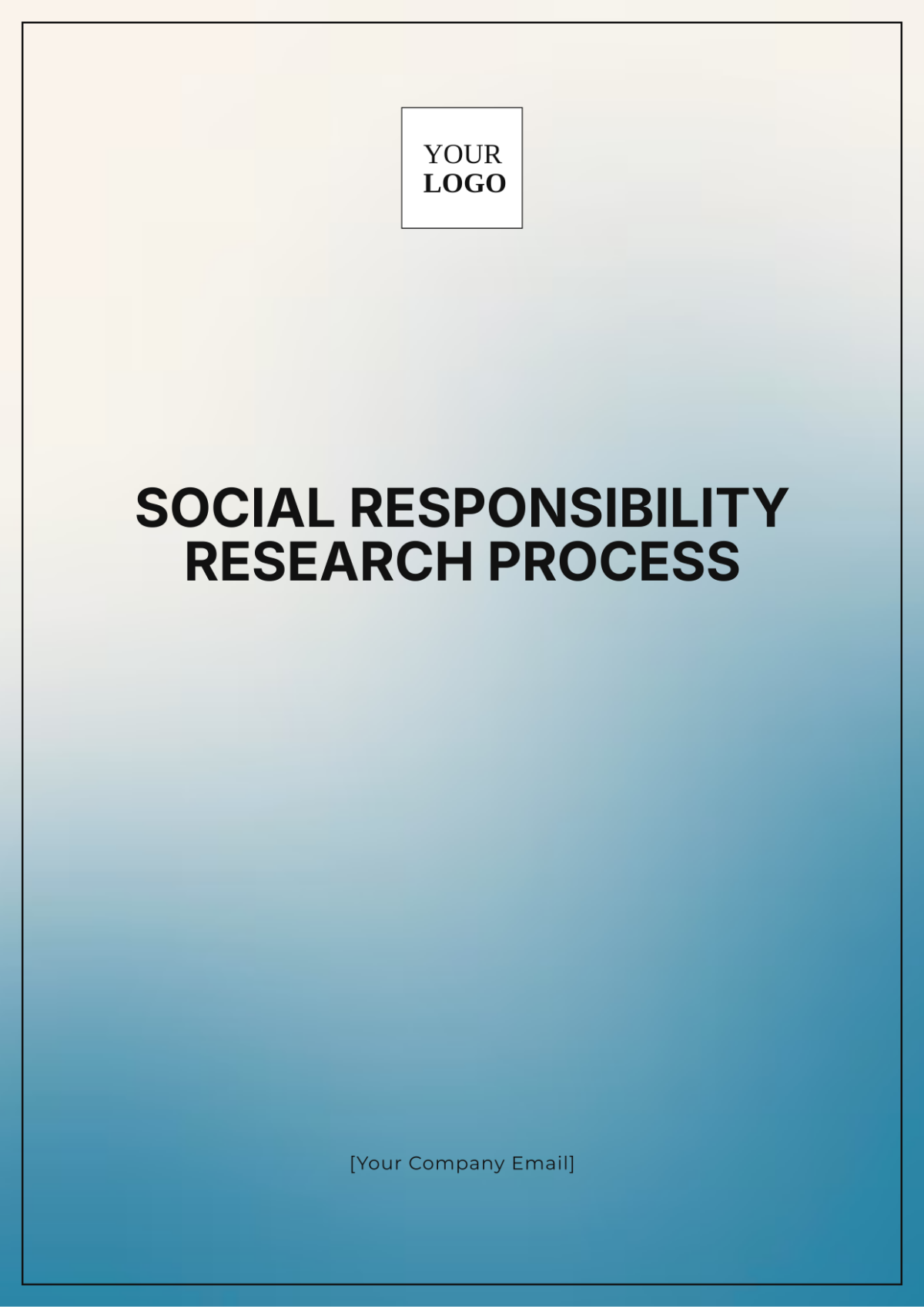 Social Responsibility Research Process Template - Edit Online & Download