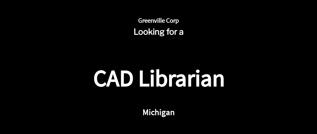 Free CAD Librarian Job Ad/Description Template.jpe