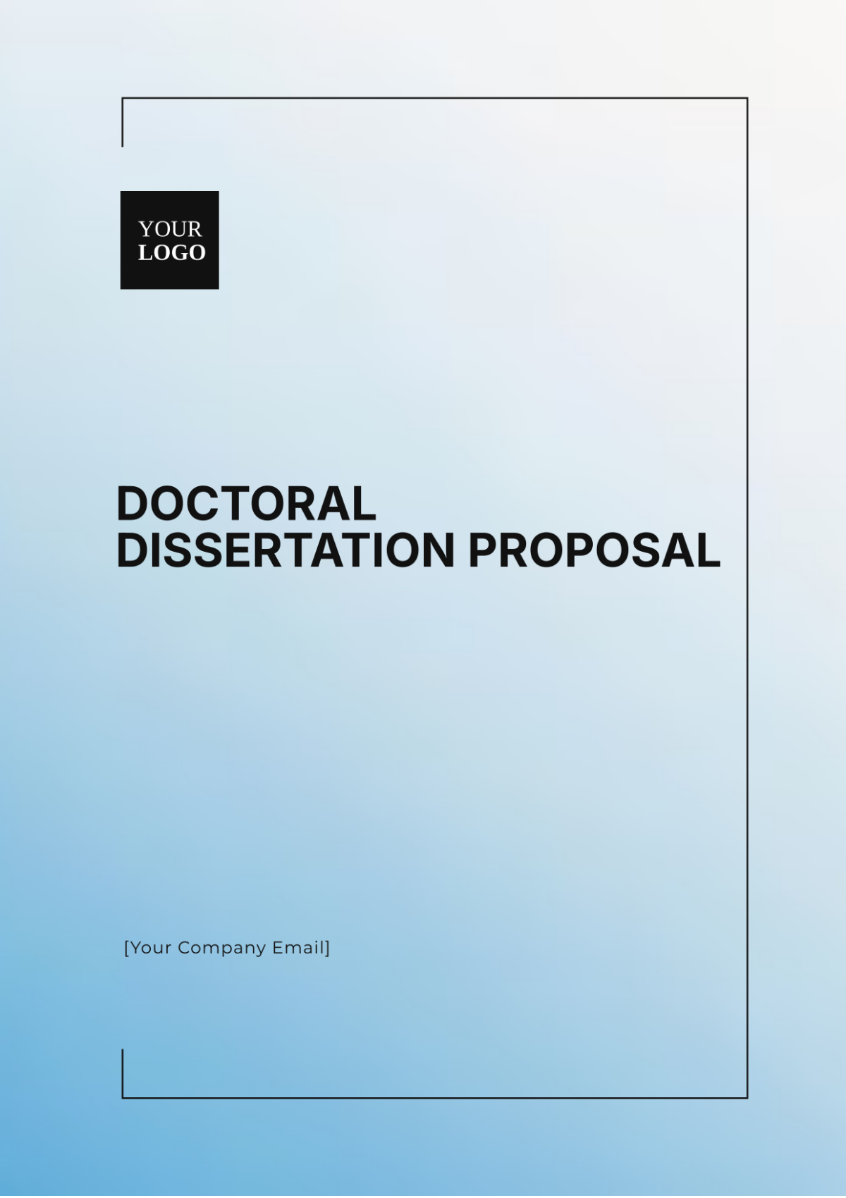 Free Academic Proposal Templates Editable And Printable