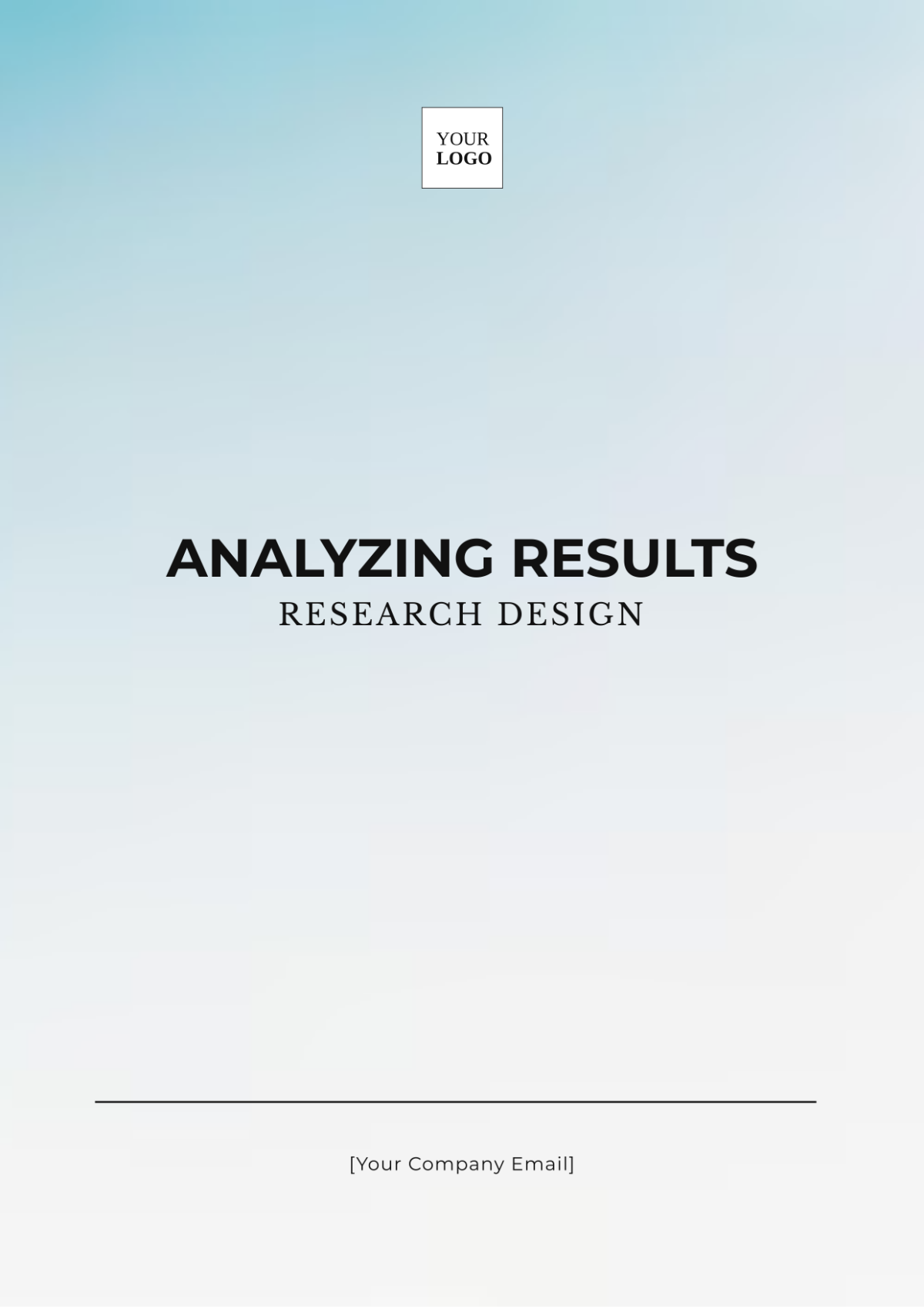 Analyzing Results Research Design Template - Edit Online & Download