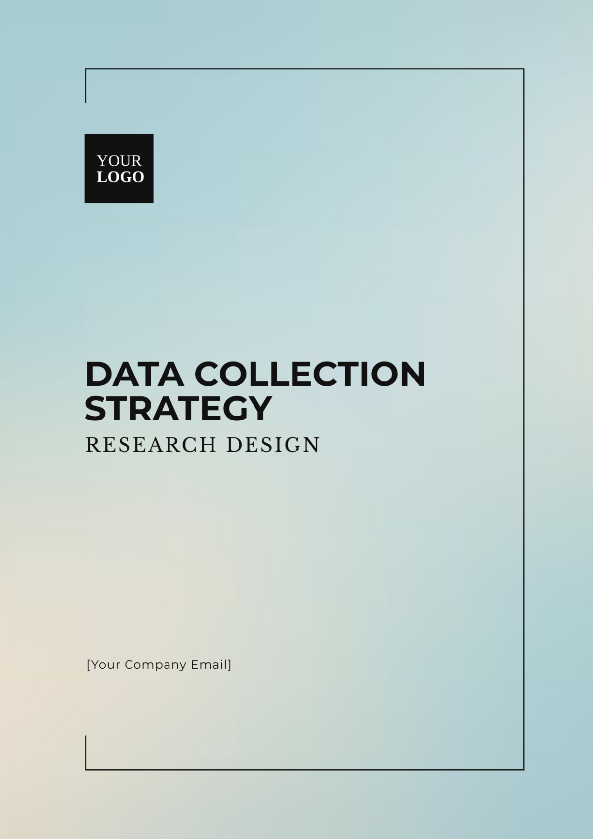 Data Collection Strategy Research Design Template - Edit Online & Download