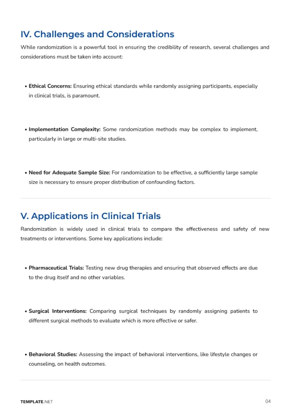 Free Randomization Techniques Research Design Template to Edit Online