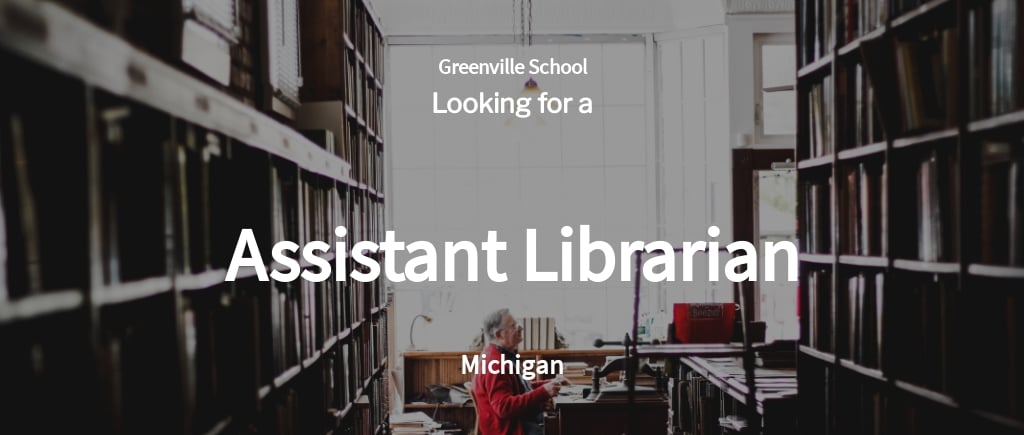 Free Assistant Librarian Job Ad/Description Template.jpe