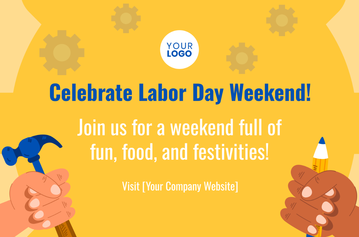 Labor Day Weekend Banner Template - Edit Online & Download