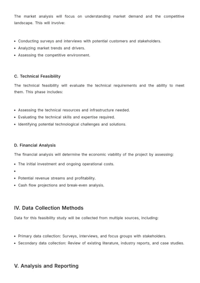 Free Feasibility Study Research Proposal Template to Edit Online