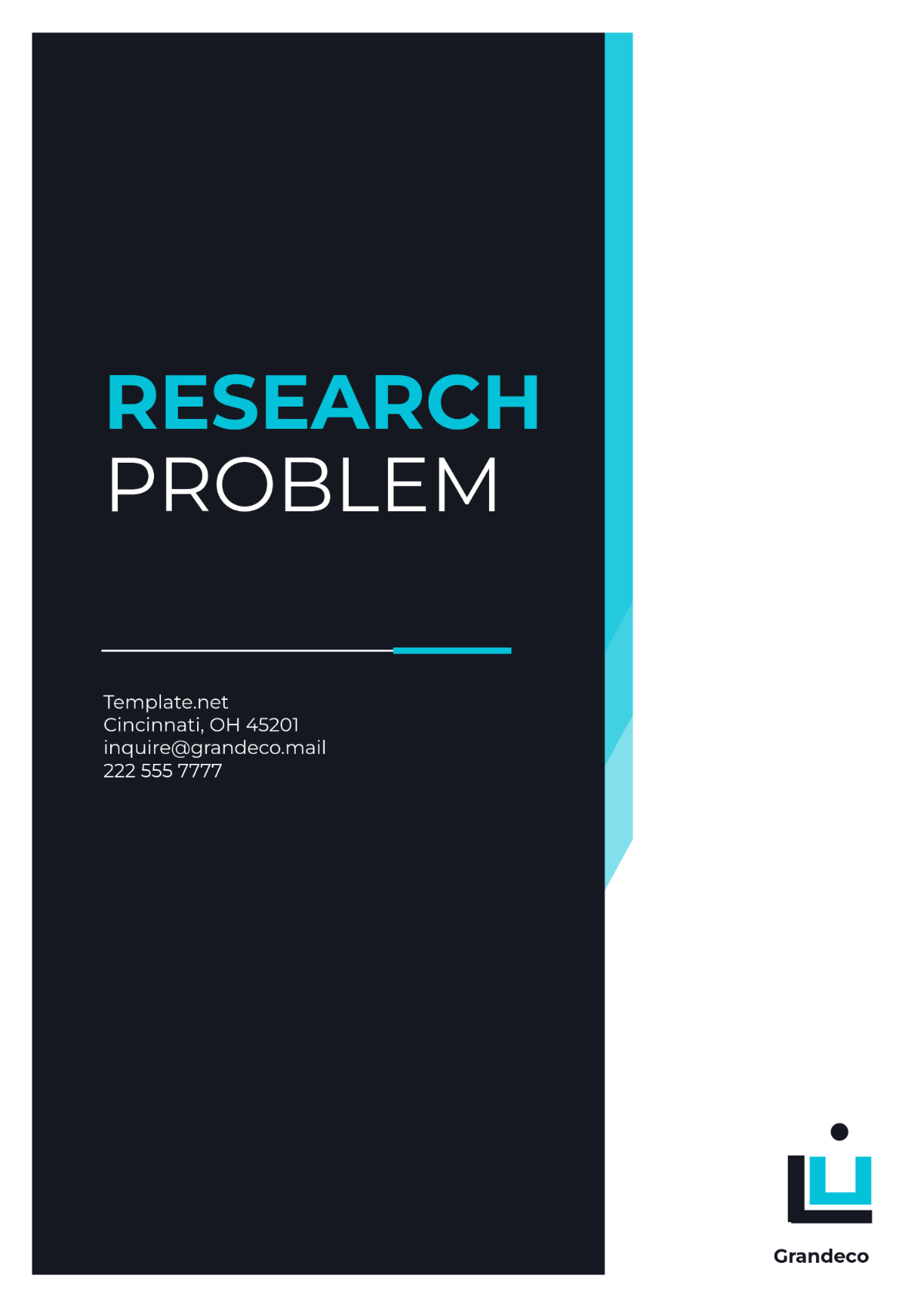 Basic Research Problem Template - Edit Online & Download