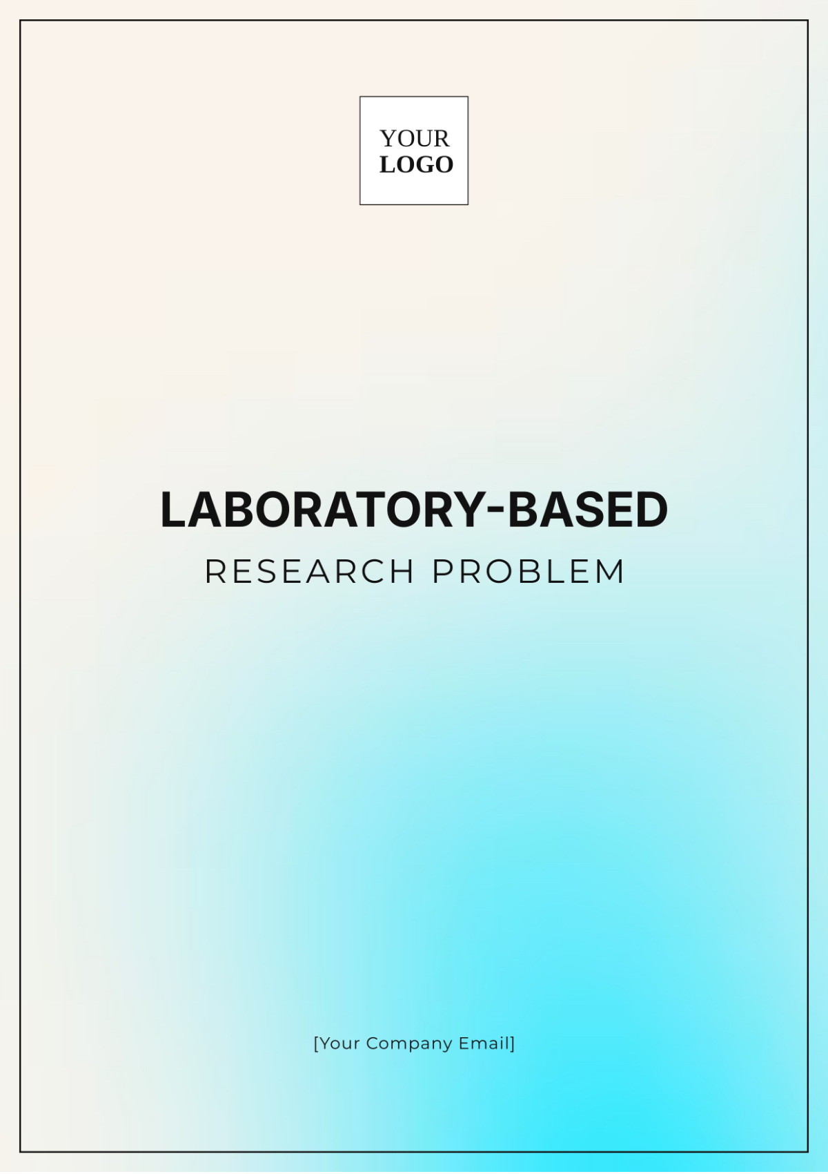 Laboratory-Based Research Problem Template - Edit Online & Download