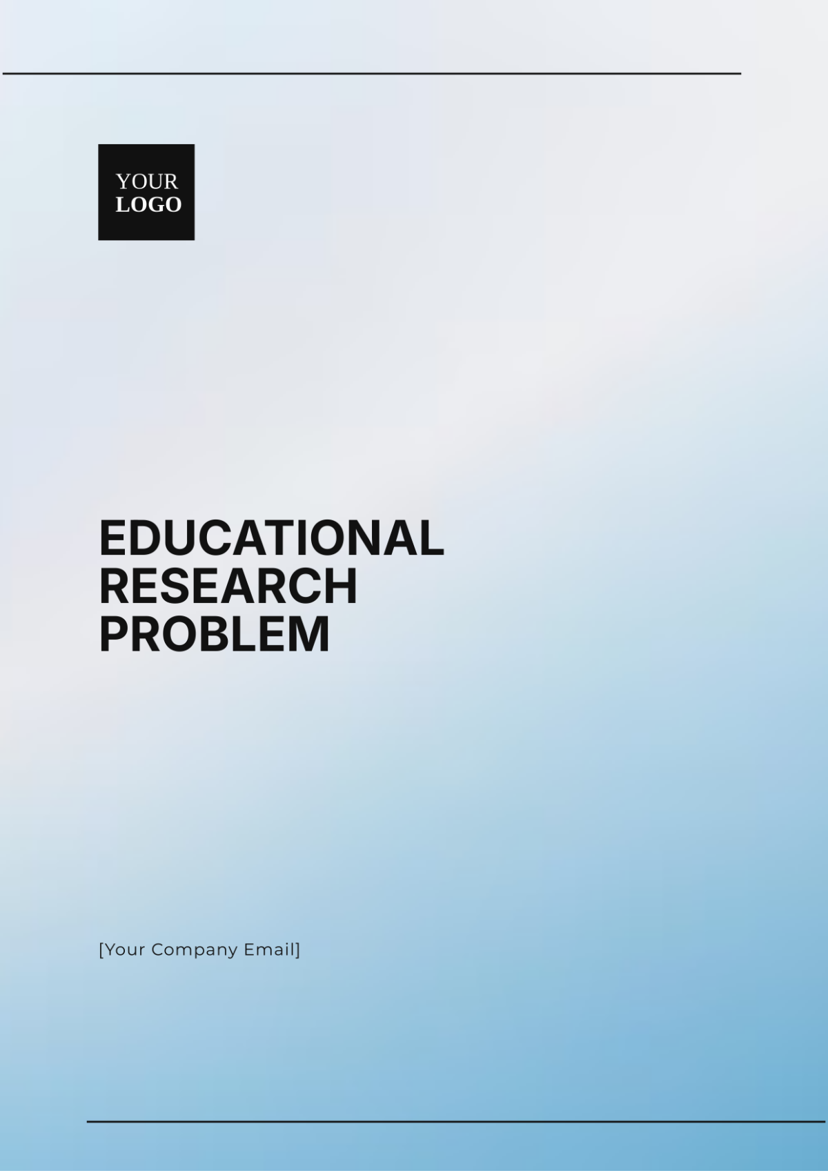 Educational Research Problem Template - Edit Online & Download