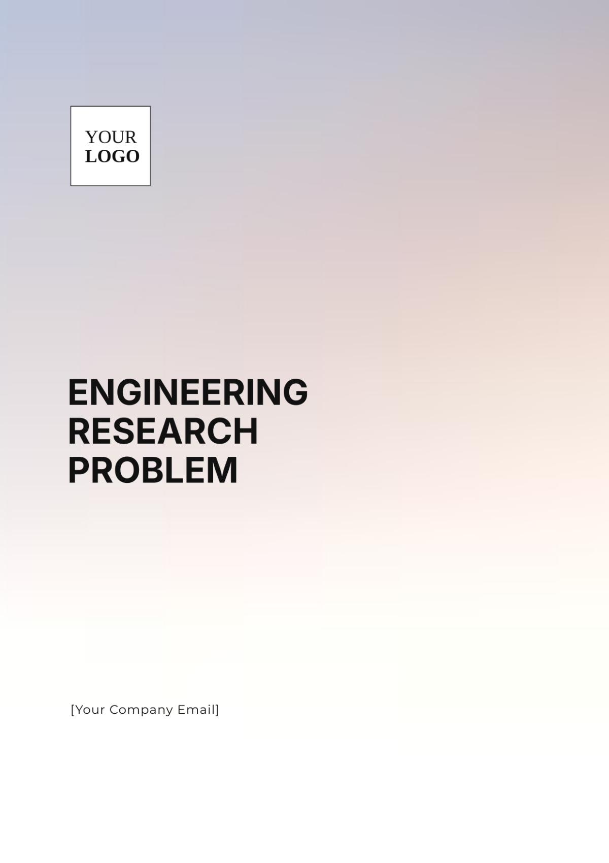 Engineering Research Problem Template - Edit Online & Download