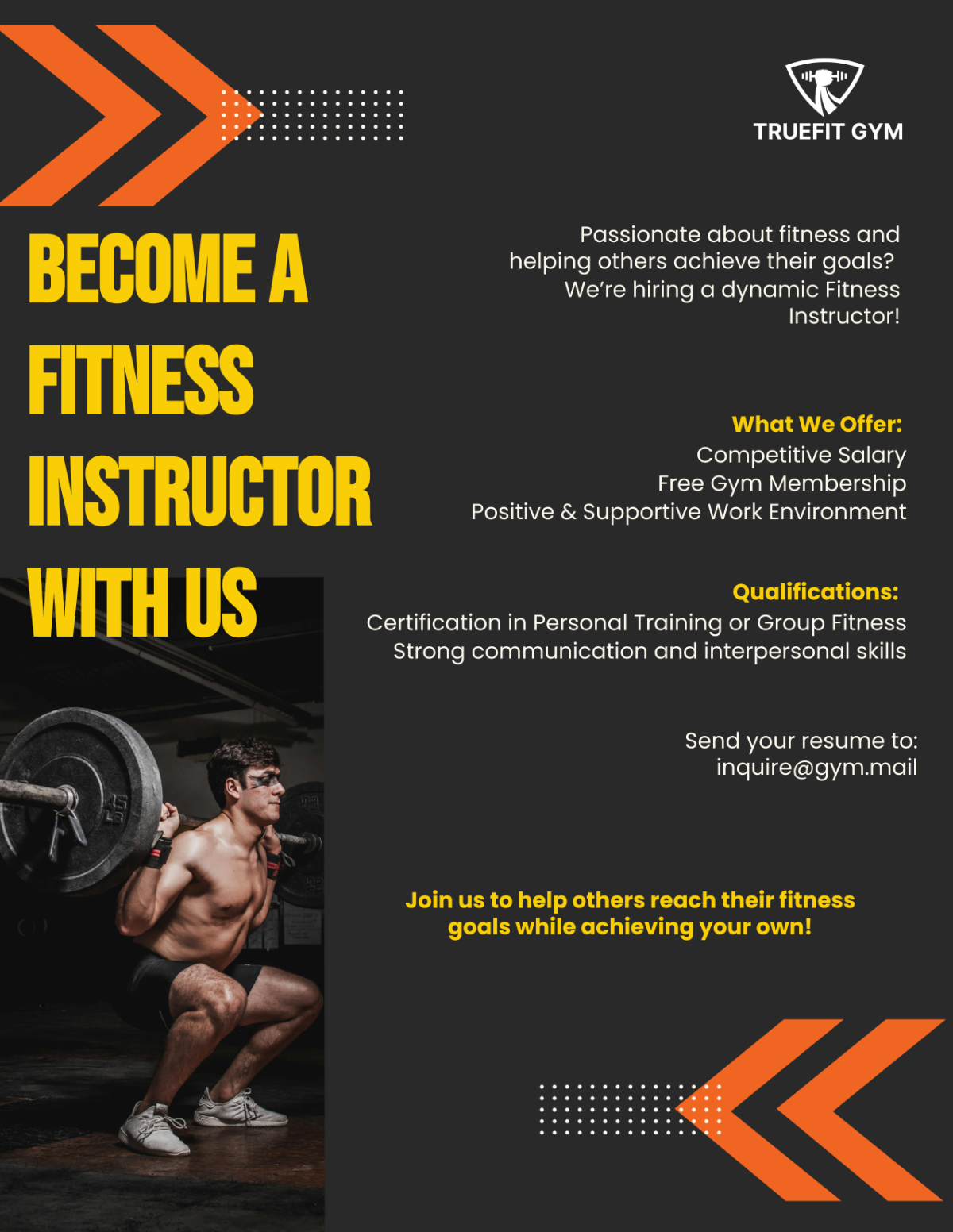 Gym Job Flyer