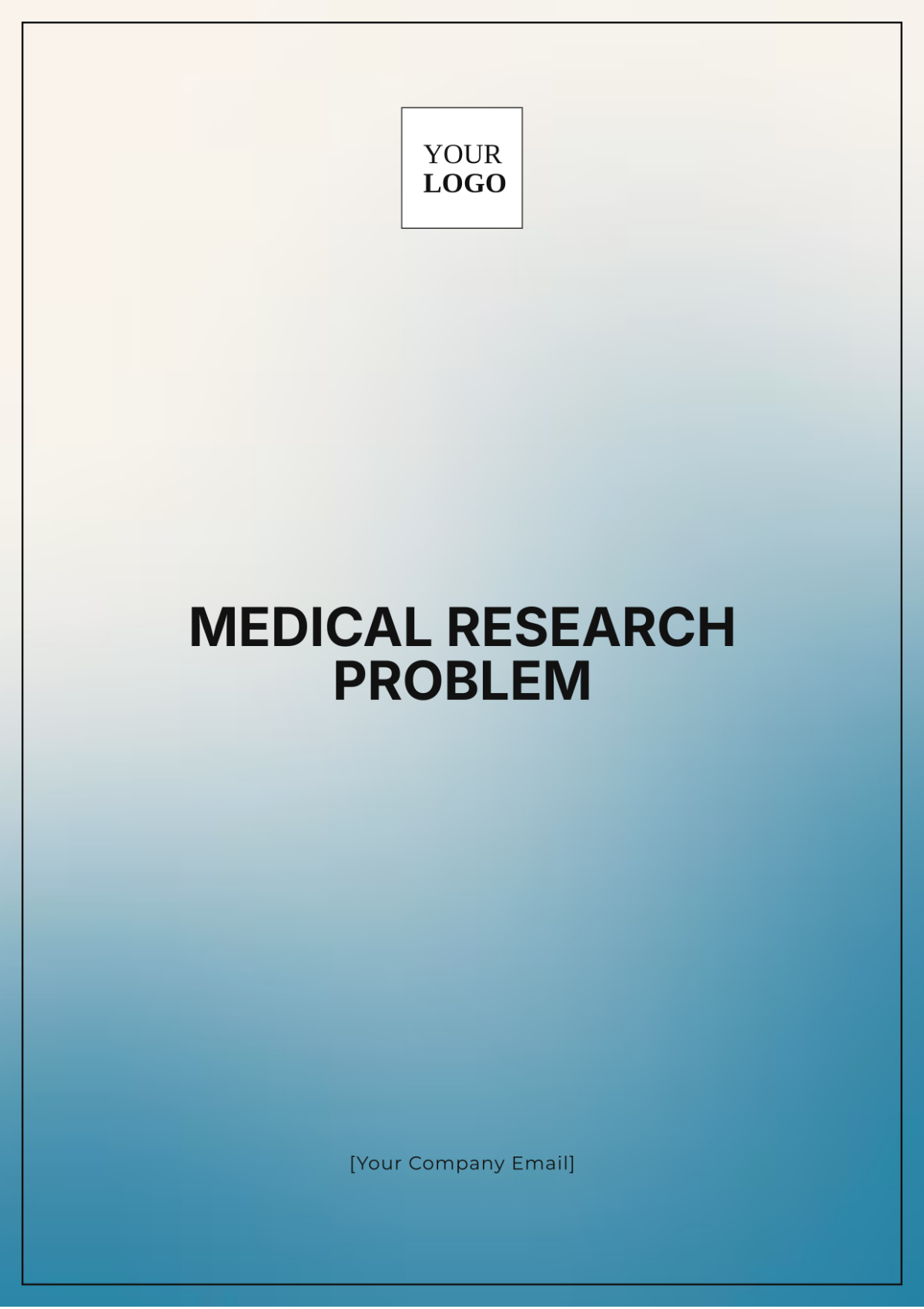 Medical Research Problem Template - Edit Online & Download