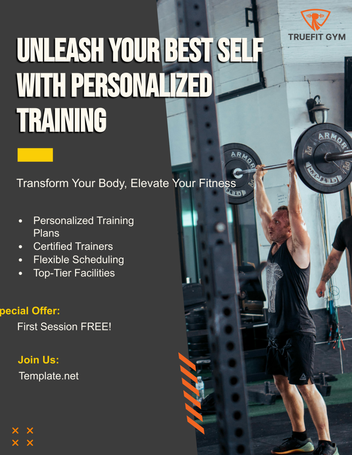 Gym Personal Training Flyer Template - Download | Template.net