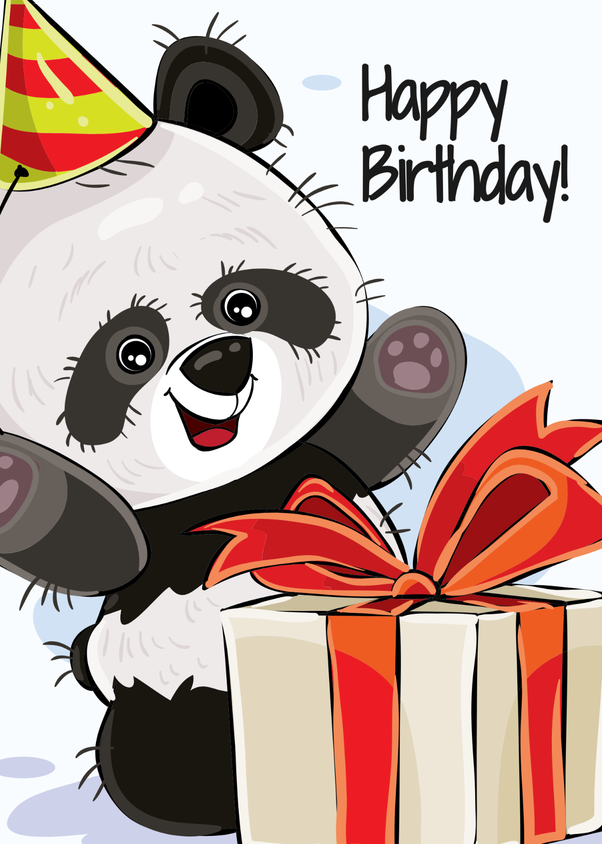 Editable Birthday Card Template